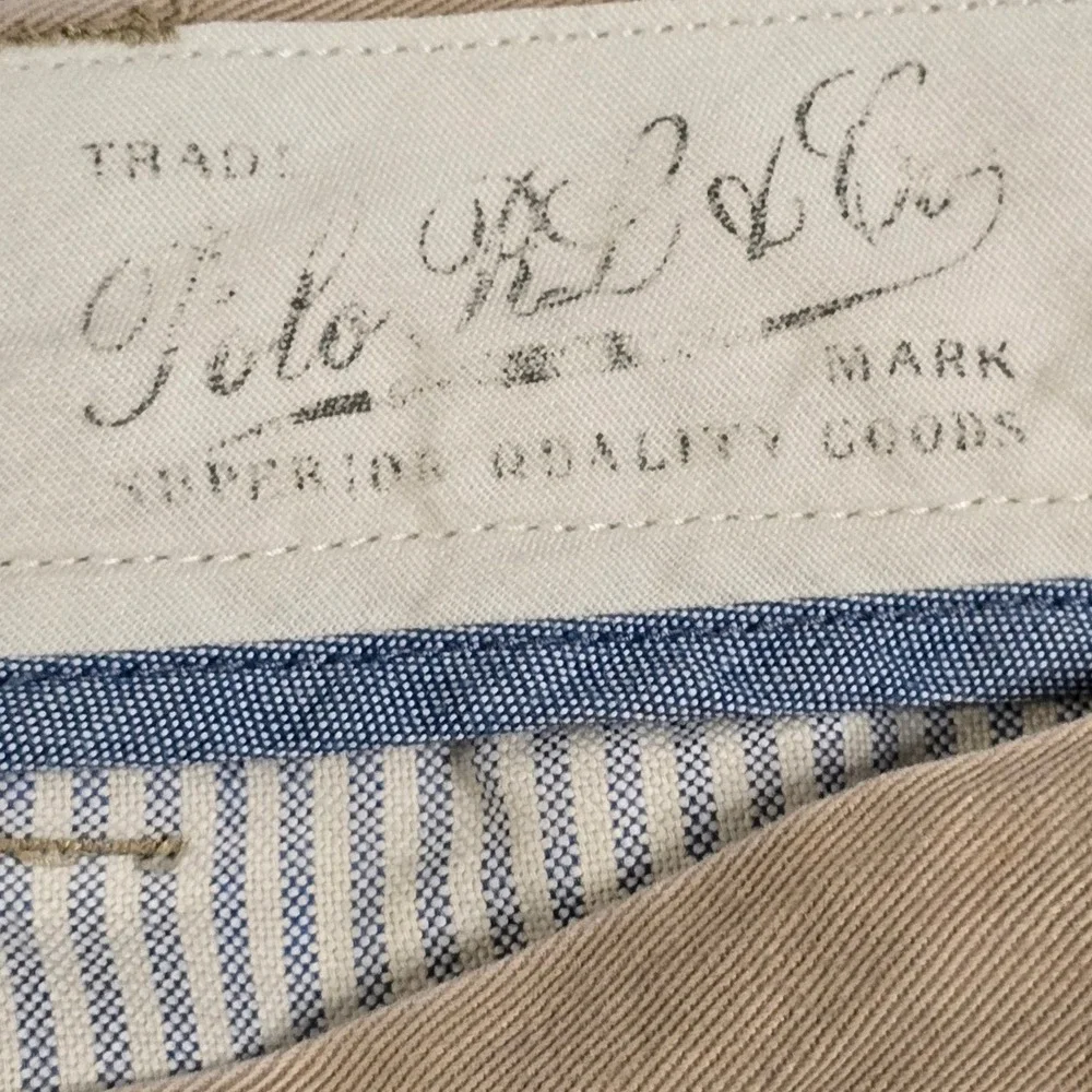 Polo Ralph Lauren Pants 40x30 Men's Classic Fit Chinos Khaki Tan Preppy Casual